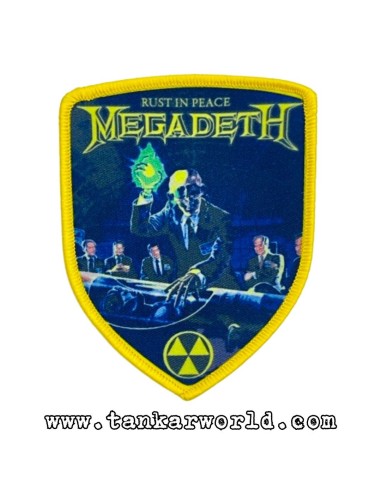 Parche Megadeth - Rust In Peace - 8 x 10 cm