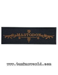 Parche Mastodon - Logo - 13,5 x 4 cm