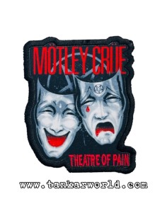 Parche Mötley Crüe - Theatre Of Pain - 9 x 10,5 cm