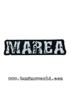Parche Marea - Letras blancas - 10 x 2,5 cm