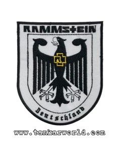 Parche Rammstein - Deutschland - 9 x 10,5 cm