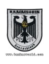 Parche Rammstein - Deutschland - 9 x 10,5 cm