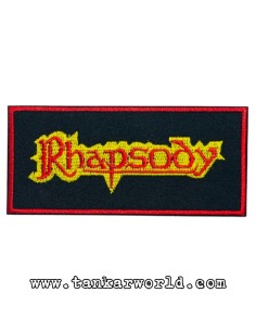 Parche Rhapsody - Logo - 11 x 5 cm