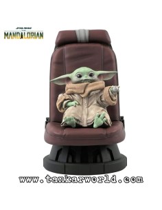 Grogu - Baby Yoda - The Child in chair - The Mandalorian - Star Wars - Estatua - 30 cm
