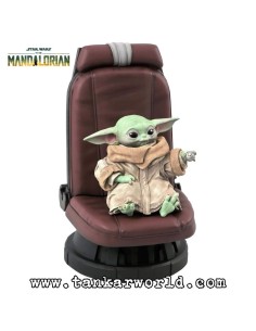 Grogu - Baby Yoda - The Child in chair - The Mandalorian - Star Wars - Estatua - 30 cm 2