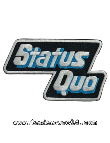 Parche Status Quo - Logo - 11 x 6,5 cm