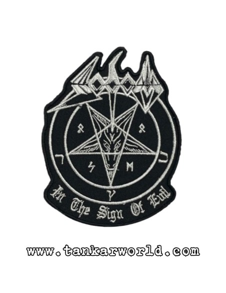 Parche Sodom - In The Sign Of Evil - 8 x 10,5 cm