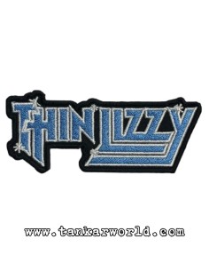 Parche Thin Lizzy - Logo letras azules - 10,5 x 4,5 cm