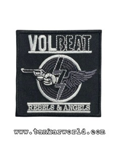 Parche Volbeat - Rebels & Angels - 8 x 8 cm