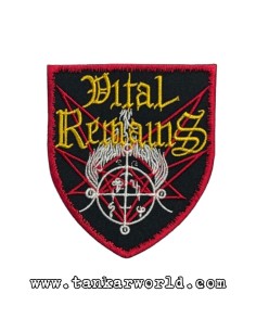 Parche Vital Remains - Logo - 9 x 10 cm