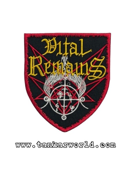 Parche Vital Remains - Logo - 9 x 10 cm