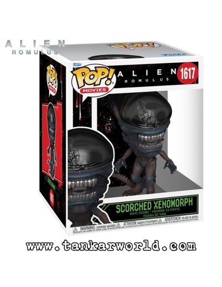 Funko Pop! - Scorched Xenomorph - Alien Romulus - 1617 - Super Sized POP!