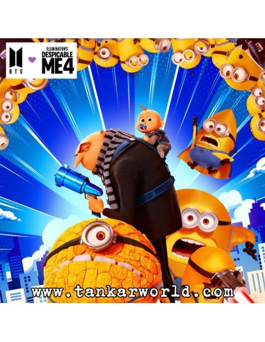 Funko Pop! - Jin - The Minions / Gru 4 - Despicable Me 4 & BTS - 419