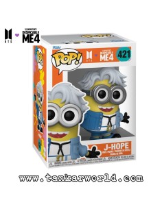 Funko Pop! - J-Hope - The Minions / Gru 4 - Despicable Me 4 & BTS - 421 2