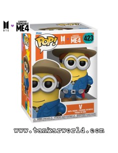 Funko Pop! - V - The Minions / Gru 4 - Despicable Me 4 & BTS - 423 2