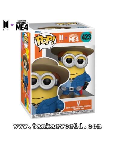 Funko Pop! - V - The Minions / Gru 4 - Despicable Me 4 & BTS - 423