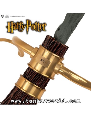 Firebolt 2022 Edition - Escoba de Harry Potter - Réplica Tamaño Real - Escala 1:1 - Saeta de Fuego