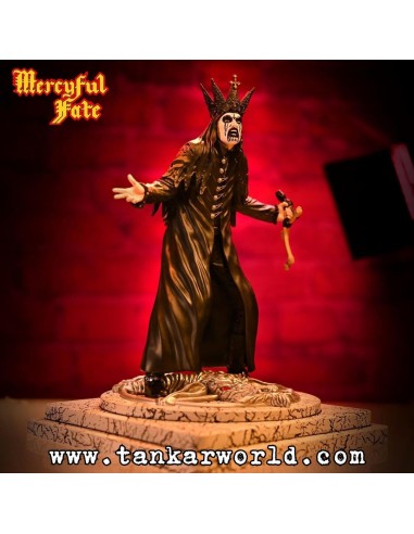 Mercyful Fate Estatua Rock Iconz King Diamond III (Black Version) 22 cm