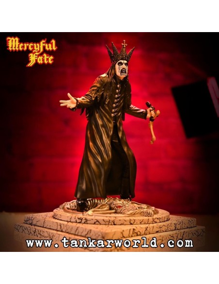 Mercyful Fate Estatua Rock Iconz King Diamond III (Black Version) 22 cm