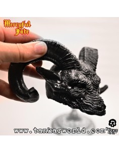 Mercyful Fate Estatua Rock Ikonz On Tour Road Case & Máscara del escenario World Tour King Diamond 2