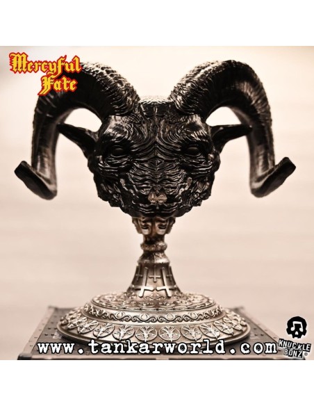 Mercyful Fate Estatua Rock Ikonz On Tour Road Case & Máscara del escenario World Tour King Diamond