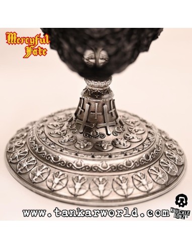 Mercyful Fate Estatua Rock Ikonz On Tour Road Case & Máscara del escenario World Tour King Diamond