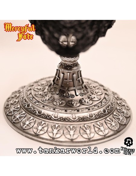 Mercyful Fate Estatua Rock Ikonz On Tour Road Case & Máscara del escenario World Tour King Diamond