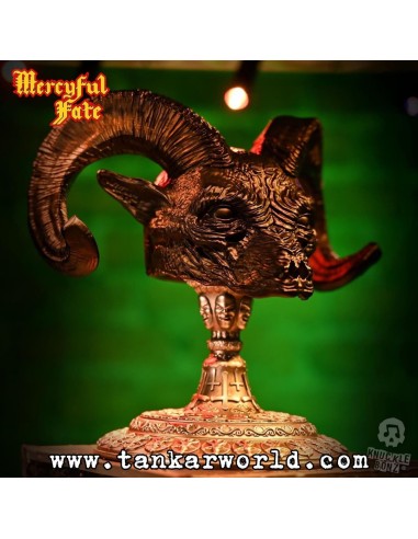 Mercyful Fate Estatua Rock Ikonz On Tour Road Case & Máscara del escenario World Tour King Diamond