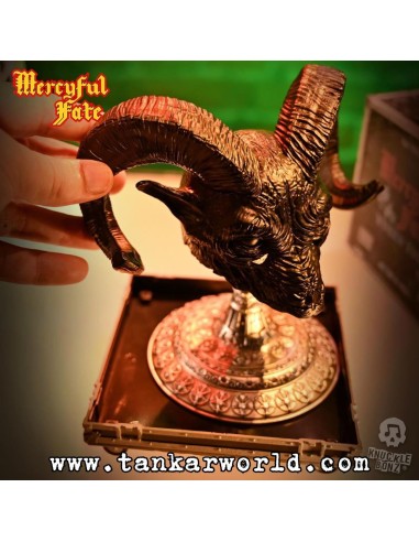 Mercyful Fate Estatua Rock Ikonz On Tour Road Case & Máscara del escenario World Tour King Diamond