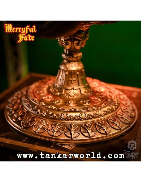 Mercyful Fate Estatua Rock Ikonz On Tour Road Case & Máscara del escenario World Tour King Diamond