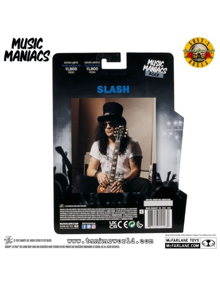 Slash - Guns N´Roses - Figura articulada - Music Maniacs Metal