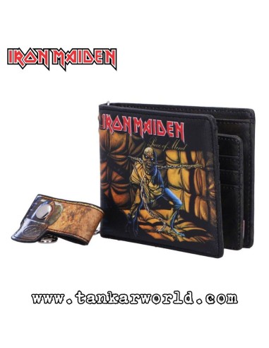 Iron Maiden - Piece Of Mind - Cartera con cadena