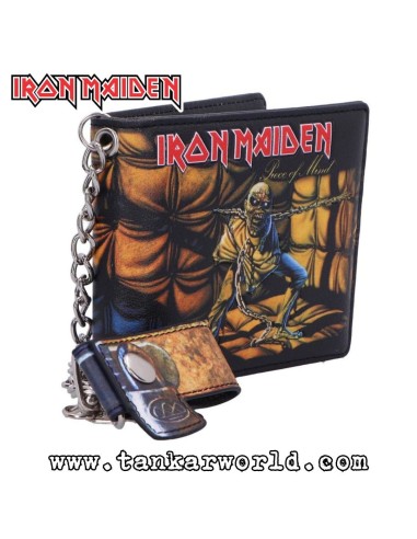 Iron Maiden - Piece Of Mind - Cartera con cadena
