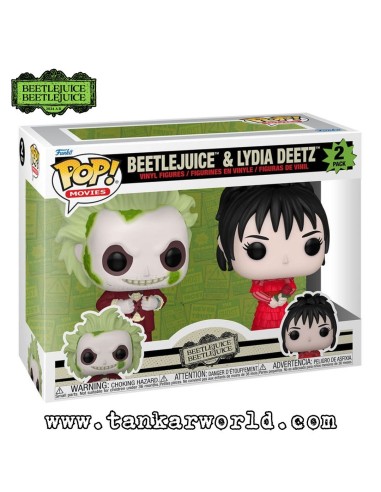 Funko Pop! - Beetlejuice & Lydia Deetz - Beetlejuice Beetlejuice - Pack 2 Pop! Movies