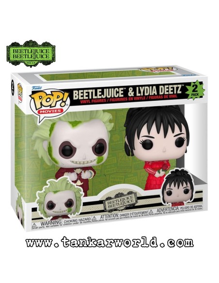 Funko Pop! - Beetlejuice & Lydia Deetz - Beetlejuice Beetlejuice - Pack 2 Pop! Movies