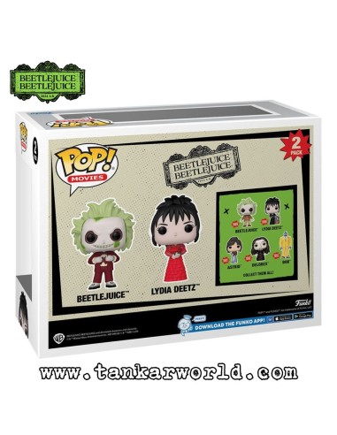 Funko Pop! - Beetlejuice & Lydia Deetz - Beetlejuice Beetlejuice - Pack 2 Pop! Movies