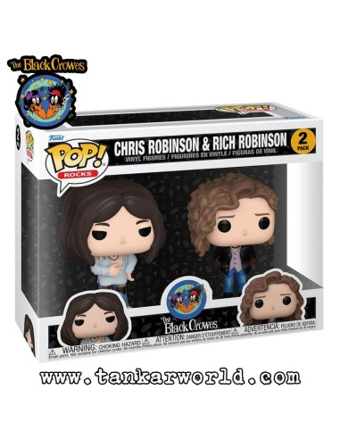 Funko Pop! - Chris Robinson & Rich Robinson - The Black Crowes - Pack 2 Pop! Rocks