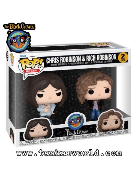 Funko Pop! - Chris Robinson & Rich Robinson - The Black Crowes - Pack 2 Pop! Rocks