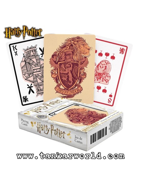 Gryffindor - Baraja de póker de 54 cartas - Harry Potter