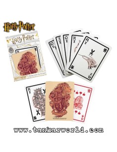 Gryffindor - Baraja de póker de 54 cartas - Harry Potter 2