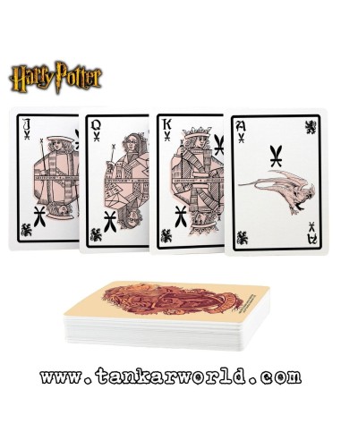 Gryffindor - Baraja de póker de 54 cartas - Harry Potter
