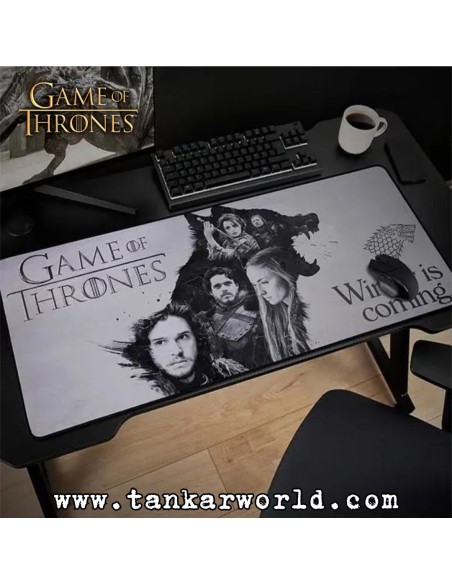 Alfombrilla Escritorio XXL - Game Of Thrones - Gran tamaño - 90 x 40 cm