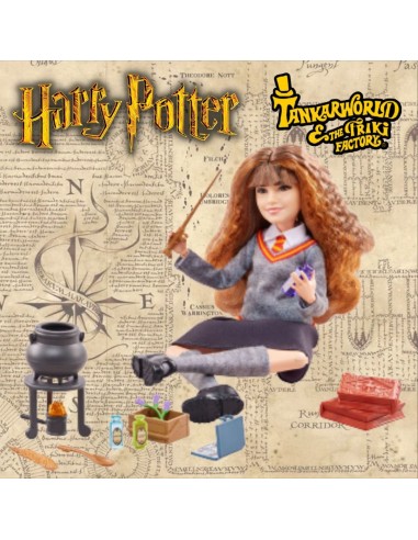 Hermione y sus pociones - Set de muñeca con accesorios - Harry Potter