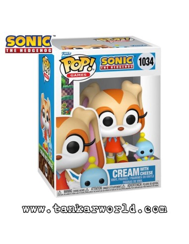 Funko Pop! - Cream with Cheese - Sonic The Hedgehog - 1034