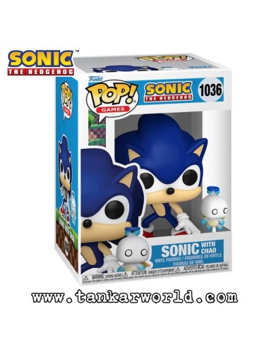 Funko Pop! - Sonic with Chao - Sonic The Hedgehog - 1036