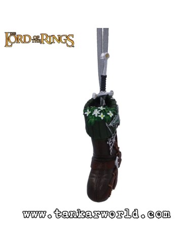 El Señor de los Anillos - Bota de Aragorn - Decoración Árbol de Navidad -  The Lord Of The Rings