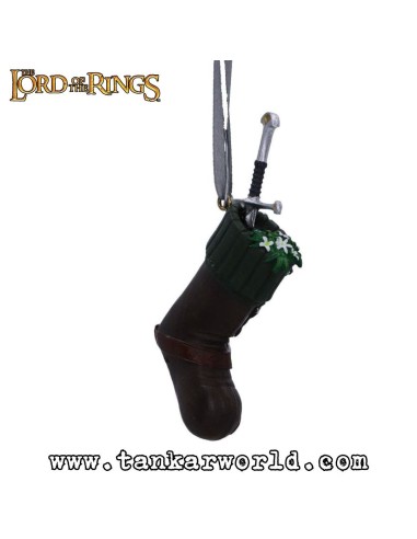 El Señor de los Anillos - Bota de Aragorn - Decoración Árbol de Navidad -  The Lord Of The Rings