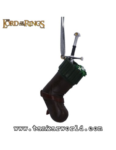 El Señor de los Anillos - Bota de Aragorn - Decoración Árbol de Navidad -  The Lord Of The Rings