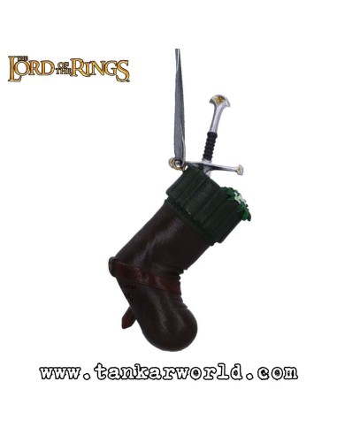 El Señor de los Anillos - Bota de Aragorn - Decoración Árbol de Navidad -  The Lord Of The Rings