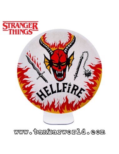 Lámpara Hellfire Club Graphic Light - Stranger Things - 20 cm